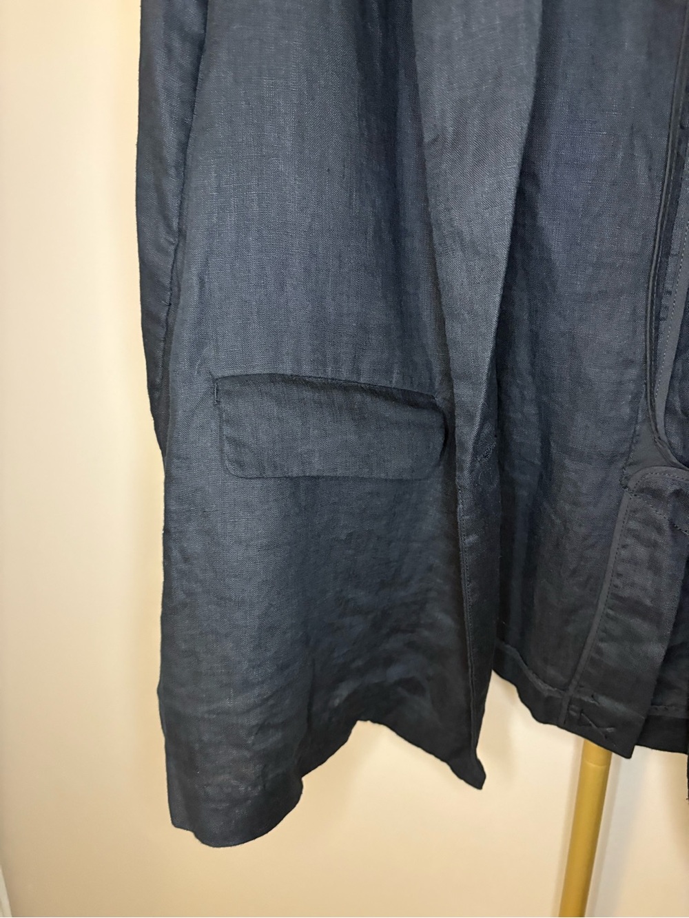 Quince European Linen Single Button Blazer - Picture 3 of 6